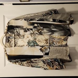 Chico's sheer overlay/jacket